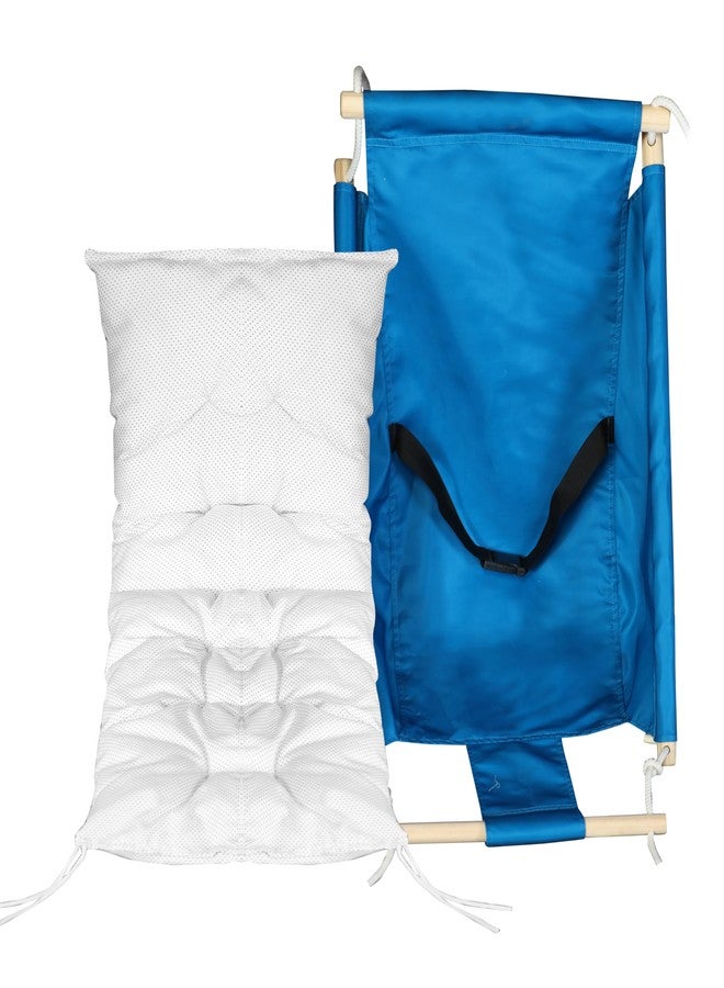 BOFFLE Baby Swing for Infants and Toddlers, Newborn Baby Sleeping Chair Hammock Indoor and Outdoor, Wooden Hanging Seat Chair for Baby up to 2 Years - Image 4